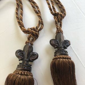 2 x decorative Curtain Tieback